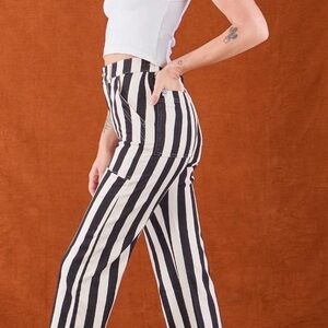 🐸🌸💕BIG BUD PRESS WORK PANTS 💕🌸🐸 black and white striped